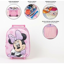 Minnie Mouse Tekerlekli Okul Sırt Çantası Minnie Mouse Pembe 25 x 37 x 10 cm (Yurt Dışından)