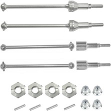 Passing Metal Ön ve Arkadan Çekişli Motosiklet Mili ile 12MM Hex Hbx Haıboxıng 901 901A 903 903A 905 905A 1/12 Rc Araba Yükseltme Parçaları (Yurt Dışından)