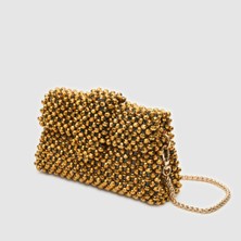 Togo Kadın Kristal Çanta 930228, Gold