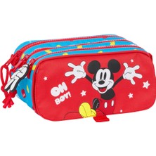 TLP Brands Çift Taşıyıcı Mickey Mouse Kulüp Evi Fantastik Mavi Kırmızı 21,5 x 10 x 8 cm (Yurt Dışından)