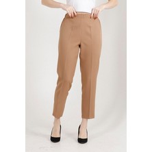 Balenbi Kadın Büyük Beden Havuç Paça Likralı Dokuma Pantolon 1004