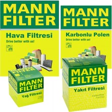 Vw Jetta 1.4 Tsi Filtre Bakım Seti 2011-2015 4Fk Hava-Yağ-Yakıt-Karbonlu Polen