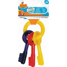 Nylabone Köpek Çiğneme Oyuncağı Nylabone Keys Bacon S Beden Naylon Termoplastik Yavru Köpekler (Yurt Dışından)