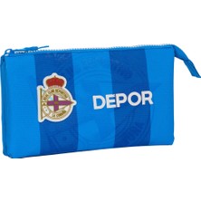 Radiant Üçlü Her Şeyi Taşıyan R. C. Deportivo De La Coruña Mavi 22 x 12 x 3 cm (Yurt Dışından)