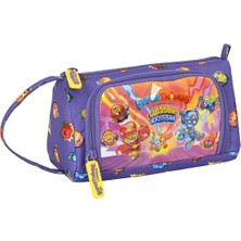 TLP Brands School Case Superthings Kazoom'un Koruyucuları Sarı Mor 20 x 11 x 8,5 cm (Yurt Dışından)