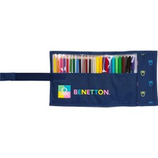 Benetton Kalem Kutusu Benetton Cool Lacivert 7 x 20 x 7 cm Rulo 27 Parça (Yurt Dışından)