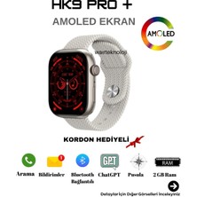 Hk9 Pro +  Chatgpt Destekli 2 GB Dahili Depolama Amoled Ekran Watch 9 Series Akıllı Saat