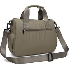 Smart Bags Ekstra Hafif Kumaş Kadın Omuz Çantası 2022-3141 Kahve