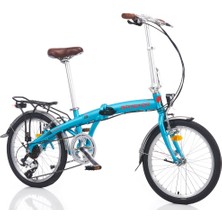 Broster Easyride - 20 Jant 16'' Kadro Katlanır Bisiklet - Mat Mavi