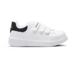 Slazenger LOVE I Unisex Çocuk Sneaker Koşu & Yürüyüş Ayakkabısı Beyaz / Siyah