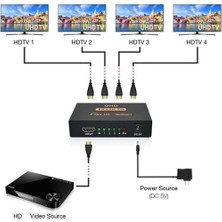 Pmr 4k-2k 4 Port HDMI Splitter 1 Cihaz 4 Tv