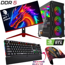 Gameline GX06 Ryzen 5 8400F 16GB Ddr5 1tb SSD RTX4060 8gb 27" 240HZ Pivot Masaüstü Oyuncu Bilgisayarı