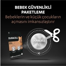 Özel 2016 Lityum Düğme Pil 3V (CR2016), 4’lü Paket