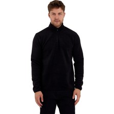 Adams Erkek Rahat Içi ve Dışı Polarlı Isı Koruyan Fermuarlı Polar Sweatshirt