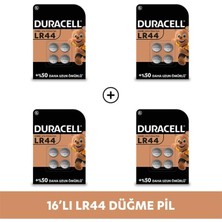 Özel LR44 Alkalin Düğme Pil 1,5V (76A / A76 / V13GA), 4'lü Paket x 4