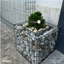 Ersa Tel Çelik Gabion Sepet, Bahçe Dekorasyon, Peyzaj