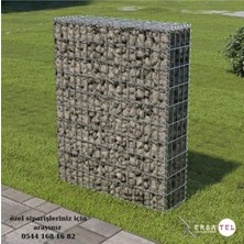 Ersa Tel Çelik Gabion Sepet, Bahçe Dekorasyon, Peyzaj