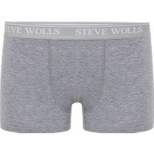 Steve Wolls Erkek Renkli 3’Lü Kısa Paça Boxer - 23102