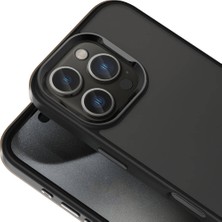 Iphone 16 Pro Max Kılıf Wireless Şarj Özellikli Parlak Kamera Çerçeveli Tam Koruma Kapak