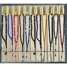 Anemore Collection Hediyelik Tesbih 50 Adet Plastik Tek Tek Karton Hediye Kutusunda T-448-10