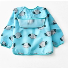Mavi Köpek Uzun Kollu Su Geçirmez Önlük 21LBMAVIKOPEKLONGSLEEVEBIB