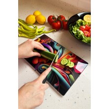 Woodhub Cam Kesme Tablası - Cam Kesme Tahtası | Zen | 17 x 29 cm