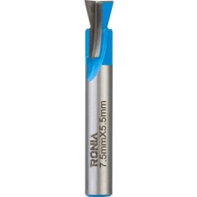 Ronia Ahşap Freze Bıçağı  27-07505506  Köşebent Kanal  Açma  Freze Ucu Sap 6 mm
