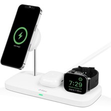 Ttec Aircharger Trio Up Magsafe Uyumlu 3ü 1 Arada iPhone + Apple Watch + Airpods Kablosuz Hızlı Şarj