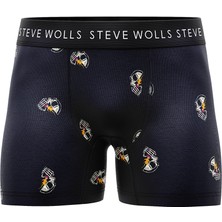Steve Wolls Erkek Karışık Desenli 3’Lü Boxer - 23655