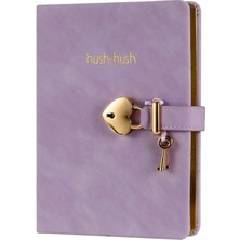 Victoria's Journals Hush Hush Kilitli Defter 80GR. 160 Yp. Çizgili