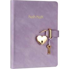 Victoria's Journals Hush Hush Kilitli Defter 80GR. 160 Yp. Çizgili