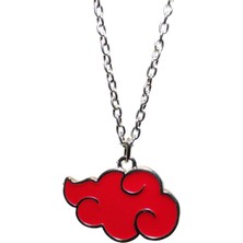 Shopiolog Naruto Anime Akatsuki Kırmızı Bulut Unisex Kolye