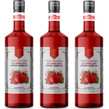 Nish Çilek Aromalı Şurup 3 x 700 ml