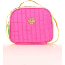 Kaukko Quilted Beslenme Çantası Pink K9046