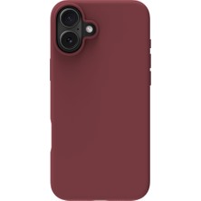 Buff iPhone 16 Plus Magsafe Rubber Fit Silikon Kılıf Plum