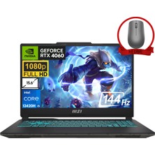 Msı Cyborg 15 Intel Core I5-13420H 8gb 4tb SSD 8GB/RTX4060 15.6" 144Hz Fdos Full Hd Taşınabilir Bilgisayar A13VF-896XTR-A4 & Anzar Mouse