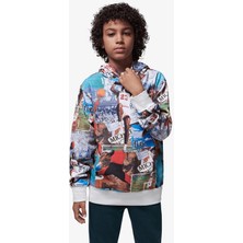 Nike Jordan  Mj Brklyn Aop Ft Po Erkek Çocuk Sweatshırt