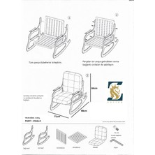 Zarina Mobilya Sallanan Sallanır Baba Koltuk Ahşap Dinlenme Emzirme Kitap Tv Koltuğu Sandalye Kanepe Berjer