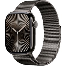 Apple Watch Series 10 GPS + Cellular, 46 mm Arduvaz Titanyum Kasa ve Arduvaz Milano Loop - S/M