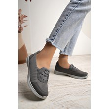 Nesil Shoes Bsea 575 Füme Memory Foam Kadın Yürüyüş Ayakkabısı