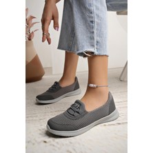 Nesil Shoes Bsea 575 Füme Memory Foam Kadın Yürüyüş Ayakkabısı