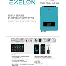 Exelon 10.2kw 48V Akıllı Inverter Mppt (450VDC)