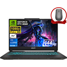 Msı Cyborg 15 Intel Core I5-13420H 8gb 2tb SSD 8GB/RTX4060 15.6" 144Hz Fdos Full Hd Taşınabilir Bilgisayar A13VF-1204XTR-A3 & Anzar Mouse