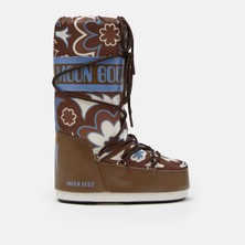 Kadın  80D1402940-MH07 Moon Boot Icon Flower Brown/elephant Grey