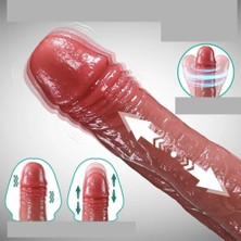 Feel Shop Isıtmalı Ileri Geri Hareketli ve Rotasyonlu Gerçekçi Damarlı Yapay Vibrator