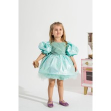 Linola Baby Kids Mermaid Parlak Kız Çocuk Parti Elbisesi