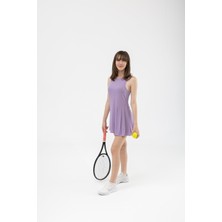 ED202301-10  Sonia Dry-touch Kadın Tenis Elbisesi Kız Çocuk Lila (Tenis, Golf, Pickleball, Dans)