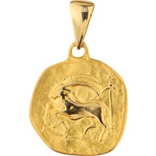 14 Ayar Altın Oğlak Burç Kolye Ucu 1,79 gr