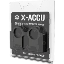 X-Accu 30MM Çelik Weaver Orta Profil Dürbün Halkaları XASR-S12