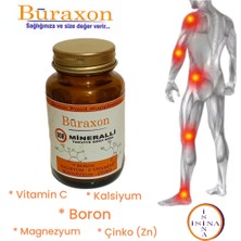 Buraxon Bor Içeren Gıda Takviyesi Vitamin Mineral Tablet Boron Supplement